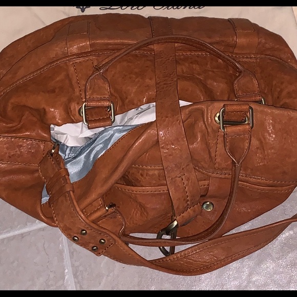 NEW - THEORY Leather Satchel/Hobo Handbag - Picture 8 of 12